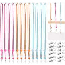 12pcs Fabric Holders, with 12 Clips Adjustable Side Tensioners for Embroidery Frames Clamps Tool Supplies for Sewing