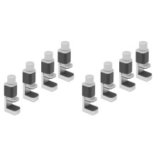 8 Stuks Metalen Clip Armatuur Verstelbare Bevestiging Houder voor Mobiele Telefoon LCD-Scherm Bevestiging Klem Reparatie Handgereedschap