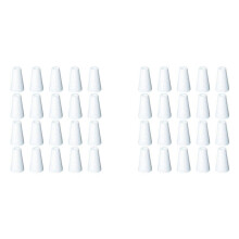 40 Stuks Blinde Trekkoordknoppen Witte Blinde Koordhouder Witte Trekkoordhangers Naar Beneden Gericht Venster Blind Trekkoordhanger