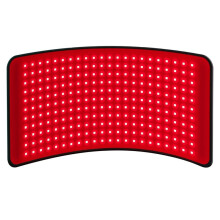 LED-Rotlichttherapiematte mit 242 LEDs (660 & 850 Nm), Nahinfrarot-Rotlichttherapie-Gürtel mit EU-Stecker