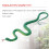 Serpent de Simulation en Caoutchouc Jouet d'Astuce - Vert 2