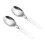 2X Folding Small Spoon Folding Tablespoon Portable Tableware Outdoor Camping Tableware Stainless Steel 1