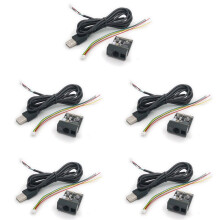5X GM865 1D 2D Barcodescanner USB TTL Barcodelezer QR-Codemodule CMOS met Kabel voor Bussupermarkt, Dichtbij -Lens