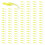 200 PCS Dyed Rooster Feathers for Decoration 10 - 15 cm - Yellow 1