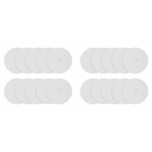 20X Round Silicone Dehydrator Sheet Non-Stick Food Dehydrator Pad Reusable Silicone Steamer Grid Baking Pad