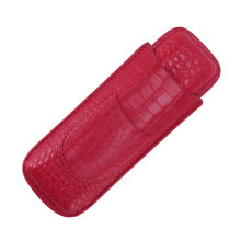 Leather Cigar Case Holder for2Cigars