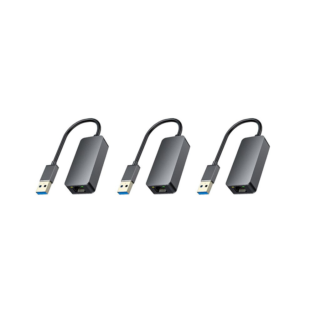 3X 2500Mbps Usb C Ethernet To Rj45 2.5G Usb Wired Adapter Rj45 Lan Network Card For Pc Laptop 4712954111324