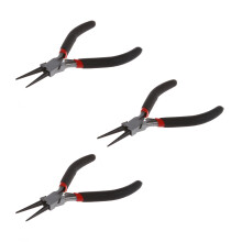 3X Rundzange Hobby Handwerk Sicken Schmuckherstellung Werkzeug Black