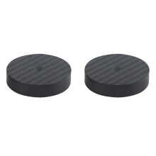 2X Carbon Fiber Speaker Isolation 50x10mm Spikes Base Pad Speaker Stand Feet HiFi AMP Speaker Pad