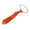 Child  Solid Color Elastic Necktie orange 1