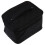 New Zipper Cosmetic Storage Make  Bag Handle Train Case Purse-L black 2