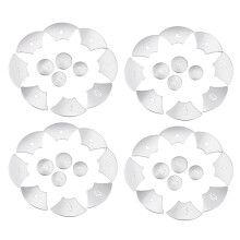 48x Car Interior Steering Wheel Button  Trim Cover Sticker for   C E S Class W204 W212 W221 GLK X204