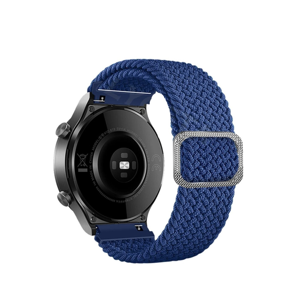 Elastic Nylon Quickfit 26Mm Watch Band Strap Breathable Durable Adjustable Fit For Garmin Fenix 7X Blue 9330225928010