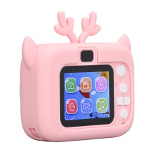 Children Camera 20MP 2.0" Color Display 32GB Pink Yellow