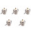 UHF Female SO239 Flange Mount RF Connector Adapter Test Converter Panel Chassis Mount Handle RF Coax Cable 5Pcs 1