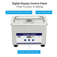 High-Power Ultrasonic Cleaning Machine Laboratory Small Cleaning Machine Hardware Oil Removal and Rust Removal EU Plug