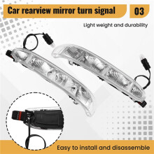 A2208200521 A2208200621 Car Rearview Mirror Turn Signal Light for S-Class CL 55 500 65 S350 S430 2002-2006