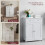 Home Discount Priano 2 Drawer 2 Door Cabinet Bathroom Cupboard 4