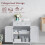 Home Discount Priano 2 Drawer 2 Door Cabinet Bathroom Cupboard 2