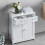 Home Discount Priano 2 Drawer 2 Door Cabinet Bathroom Cupboard 3