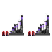 24X Upgraded High Hardness and Strong Magnetic Bit, Anti-Shock Strong Magnetic Non-Slip Bits, Drill Screwdriver Bits