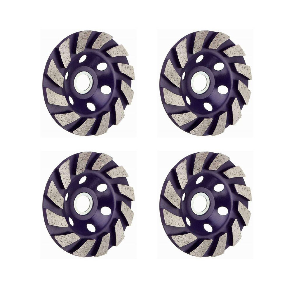 4X 100Mm Diamond Grinding Wheel Disc Bowl Shape Grinding Cup Concrete Granite Stone Ceramic Cutting Disc Power Tool 4711640623707