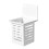 Wall Mounted Plastic Chopstick Holder, Multifunctional Kitchen Utensil Rack 1