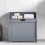 Priano Laundry Chest Clothes Storage Basket Lid 4
