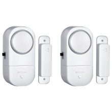 Door Window Alarm 2 Pack, 90dB Loud Home Security Alert for Kids Safety and Easy Installation