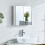 (Double Cabinet) Tiano Mounted Mirrored Bathroom Storage Cabinet 1