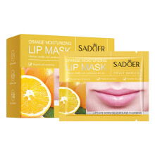 Citrus Orange Lip Mask 8g x 20pcs, Deep Hydration and Nourishing Lip Care Patches for Overnight