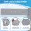 Knee Pillow for Side Sleepers with Adjustable Strap - Memory Foam Leg Cushion, Comfortable Sleeping Support 6