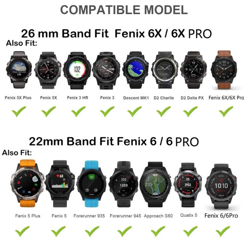 Soft Silicone Quick Release Replacement Band for Garmin Forerunner 935 945 Watch with Secure Adjustable Fit 2