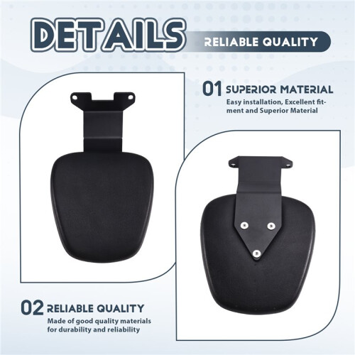 Motorcycle Passenger Rear Support Backrest  Cushion Lumbar Backrest for VOGE CU625 2