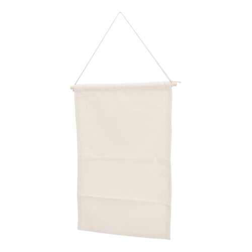 Brooch Storage Hanging Flag Canvas with Wood Frame 2