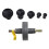 Valve Lapping Tool Kit Small Engine Valve Lapper Kit with 4 Suction Plates Electric Valve Grinding Tool 1