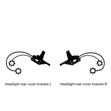 Car Headlight Headlamp Lamp Bulb Dust Cover for 7 F01 F02 Headlight Rear Cover Bracket Left