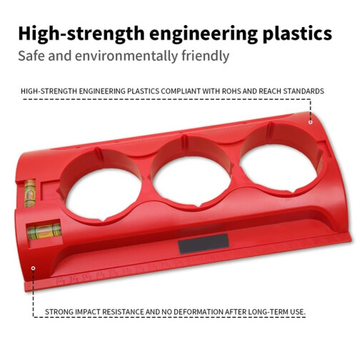 Plastic Punching Hole Fixing Clamp - Balance Locator Measuring Tool for Drilling(Durable,Adjustable)