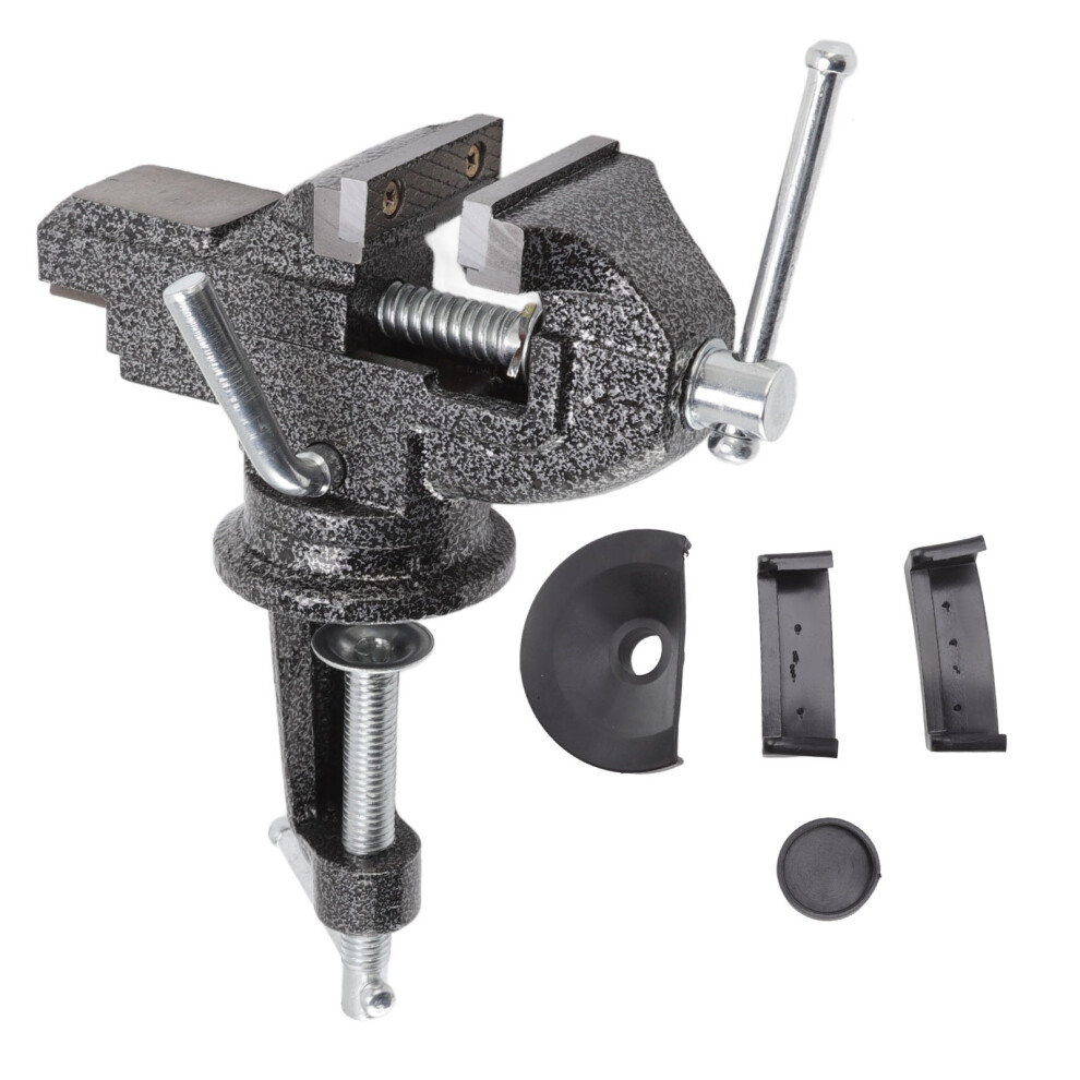 Bench Vise360degree Rotating Cast Steel Small Clamp On Table Vise For Woodworking Jewelry Making 9110895907542
