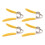 4PCS Corn Peeler Stainless Steel Corn Cob Stripper Tool with Corn Shape Plastic Handle for Kitchen 7