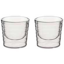 150ml Double Wall Coffee Cup Stackable Double Wall Insulated Clear Glass Cup Perfect for Espresso Machines and Beverages