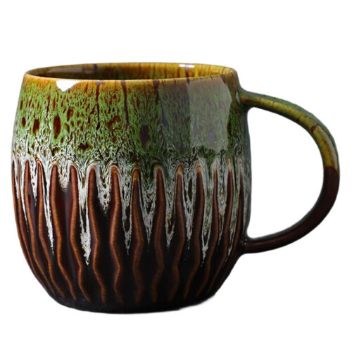 Coffee Mug - Handcrafted  Ceramic Cup, Large Tea Mug, Microwave & Dishwasher Safe A