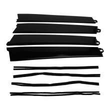 4pcs Front+Rear Door Window Exterior Trim Panels for Accord 09-14 72930-TP5-003ZA 72430TP5003ZA 72470-TP5-003ZA
