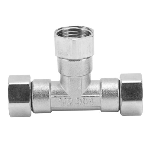 304Stainless Steel3-Way Tee Fitting G1/2 2