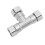 304Stainless Steel3-Way Tee Pipe Fitting G1/2 4