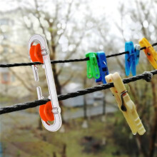 6 Pcs Clothesline Spreader, Aluminium Heavy Duty Outdoor Clothes Separator Pulley for Heavy Loads and Clothesline