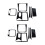 2X Carbon Fiber Interior Central Control Panel Trim Cover for  C Class W204 2007-2013 RHD 1
