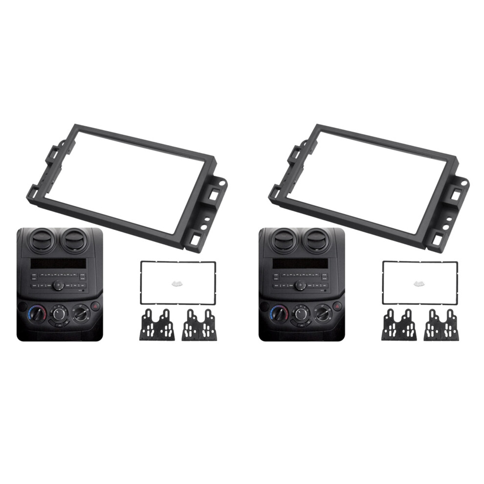 2X 2Din Car Radio Fascia Cd Dvd Audio Dashboard Panel Frame For Captiva / Lova / Gentra / Aveo 6031045876019