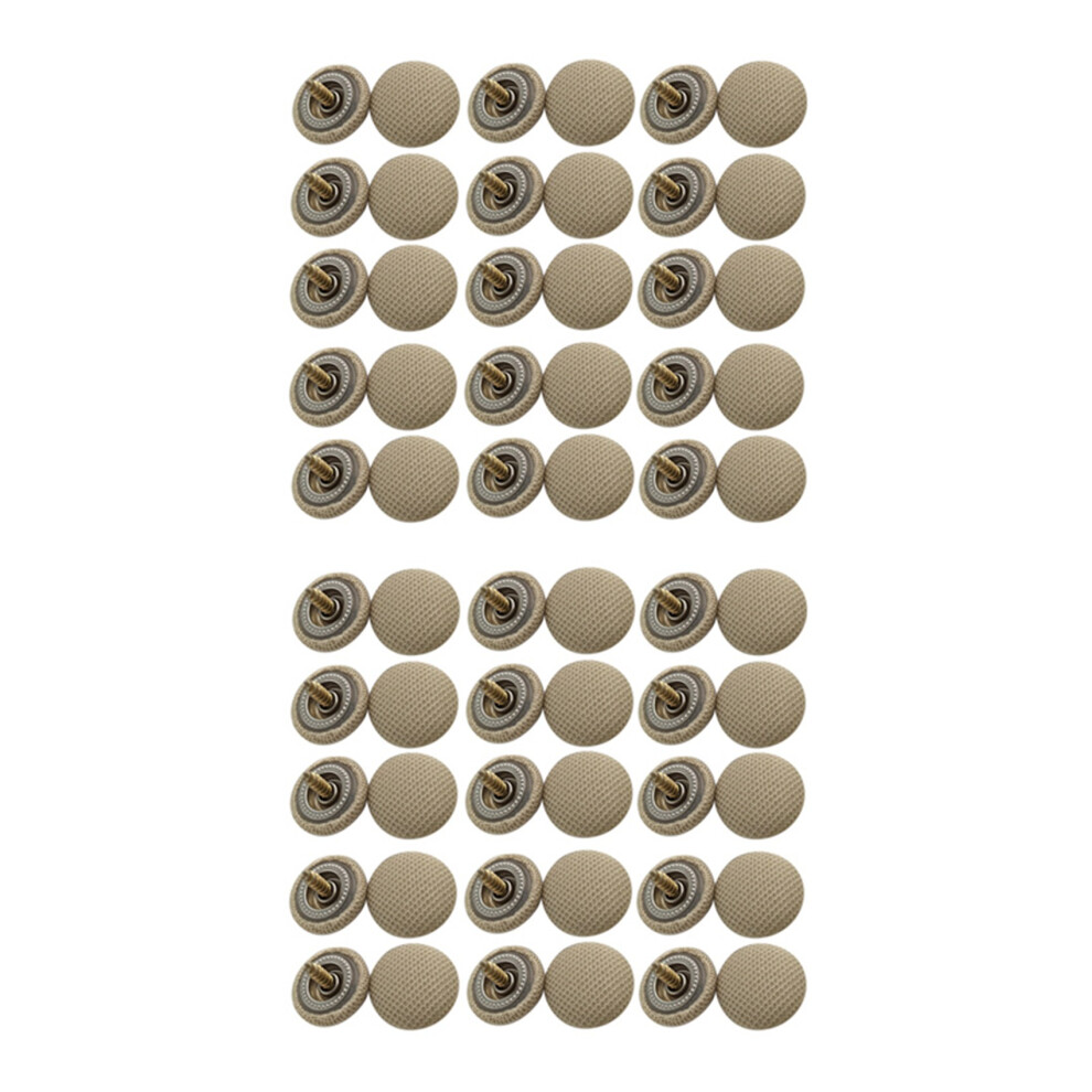 60Pcs Car Ceiling Cloth Fixing Screw Car Roof Fixed Buckle Snap Rivets Retainer Automotive Headliner Repair Button Beige 4712151018716