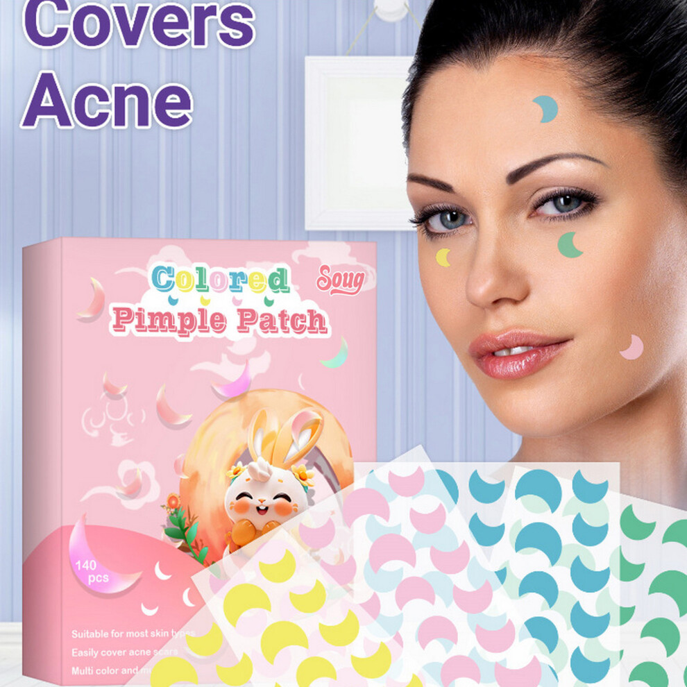 Dcph-Clothing Colorful Acne Patches For Pimple & Scar Care